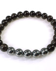 Silver Sheen Obsidian and Terahertz