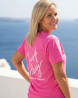 Just Pray Tee in Azalea