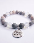 Dog Mom Classic Charm Bracelet Druzy