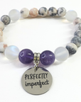 Perfectly Imperfect Classic Charm Bracelet Amethyst