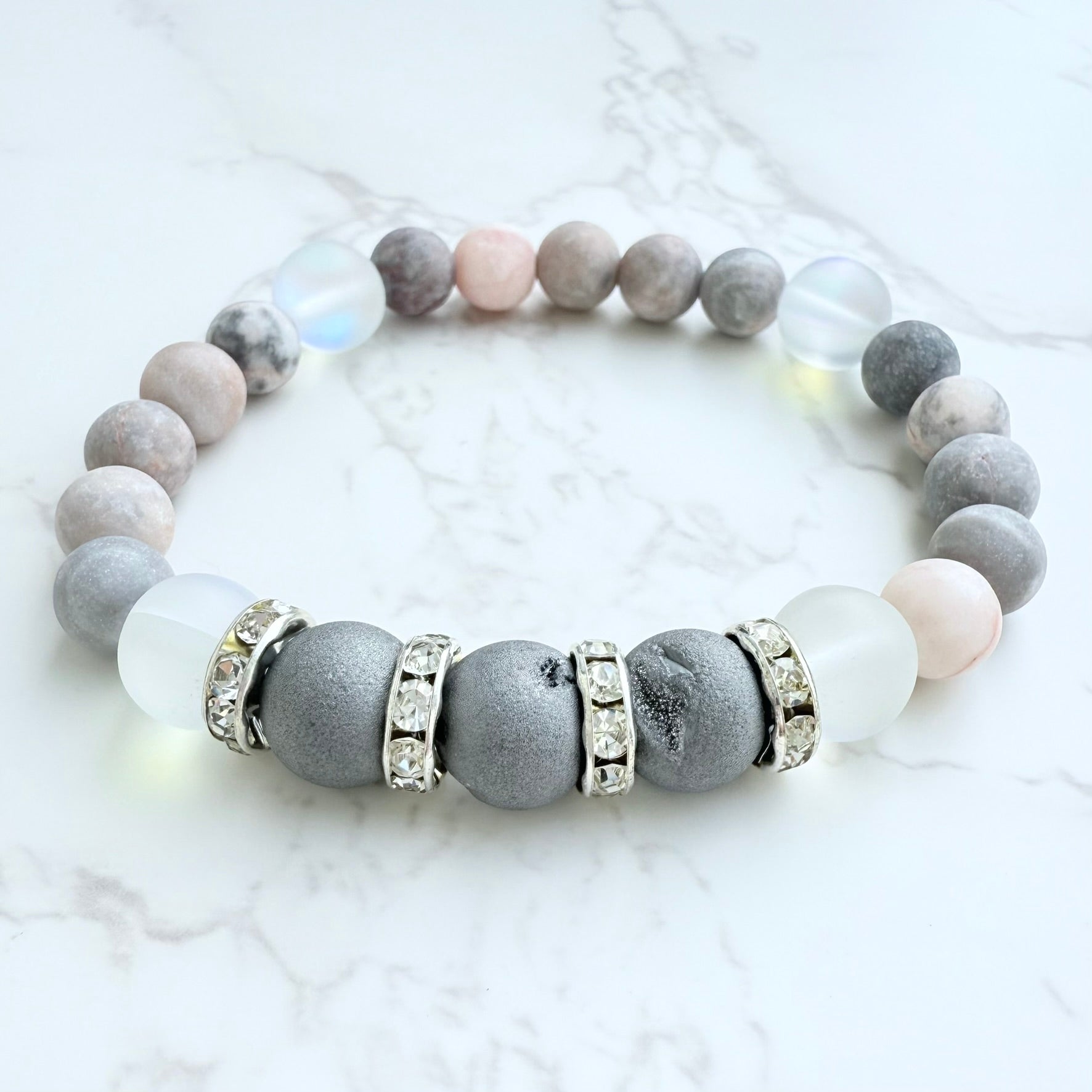 Druzy Rhinestone Classic Bracelet