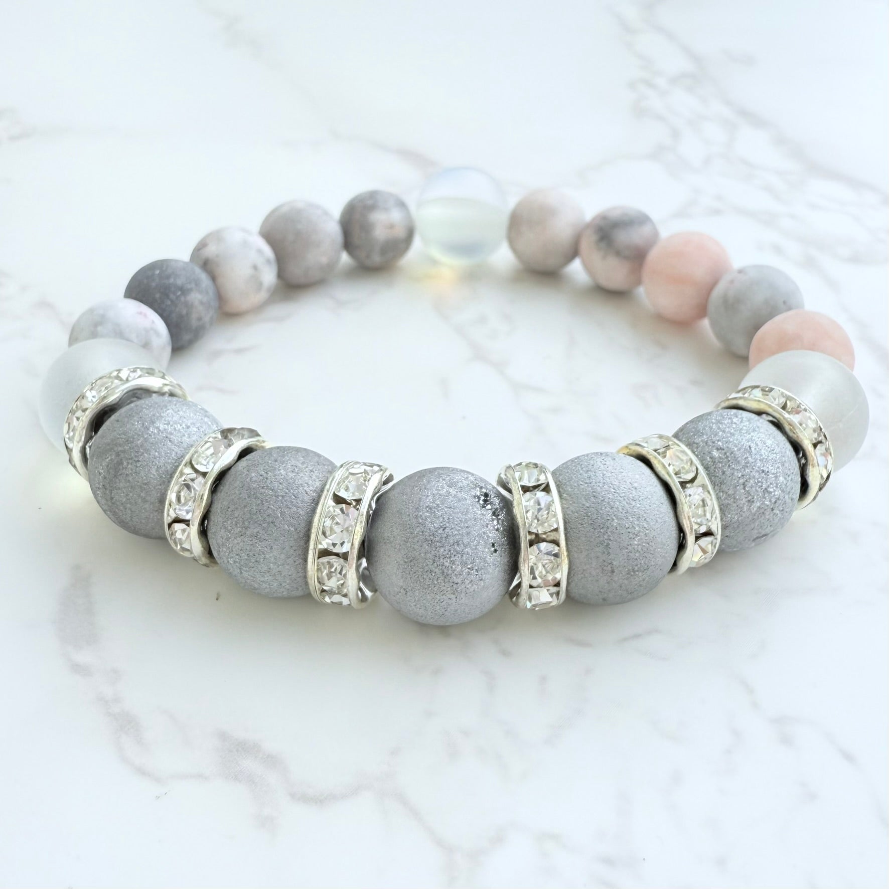 Druzy Rhinestone Classic Bracelet