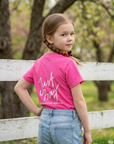 Youth Just Pray Tee in Azalea