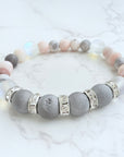 Druzy Rhinestone Companion Bracelet