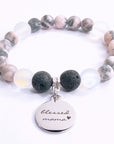 Blessed Mama Classic Charm Bracelet  Lava
