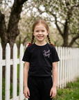 Youth Just Pray Tee in Black