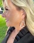 Teardrop Turquoise Gemstone Earrings