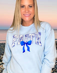 Faith Blue Crewneck