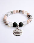 The Love Between a Mother & Daughter Charm Bracelet Lava