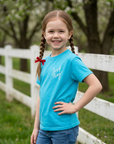 Youth Just Pray Tee in Sky Blue