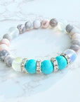 Turquoise Rhinestone Classic Bracelet