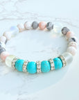 Turquoise Rhinestone Classic Bracelet