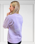 Trust in God - Lavender Christian Crewneck