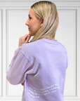 Trust in God - Lavender Christian Crewneck