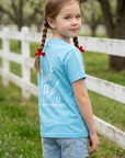 Youth Just Pray Tee in Sky Blue