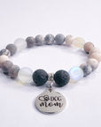 Dog Mom Classic Charm Bracelet Lava