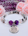 Mom Sentiments Classic Charm Bracelet Amethyst