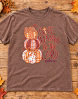Give Thanks to the Lord Brown Vintage Christian T-Shirt | Psalm 136:1
