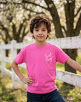 Youth Just Pray Tee in Azalea