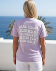 Dear Person Behind Me Tee in Lavender