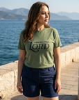 Praise the Lord Tee in Army Green