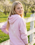 Just Pray Pink Youth Hoodie | Christian Youth Hoodie