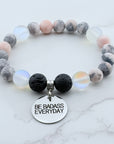 Be Badass Everyday Classic Charm Bracelet Lava