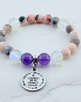 Be Stronger that Your Strongest Excuse Bracelet Amethyst