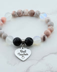 Best Teacher Charm Bracelet Lava