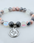 Bonus Daughter Classic Charm Bracelet Druzy