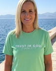 Trust in God Tee in Mint