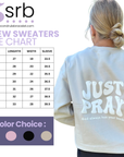 Just Pray - Sand Christian Crewneck