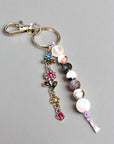 Sparkly Flower Purse Charm