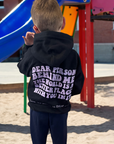 Youth Dear Person Behind Me Hoodies & Crewnecks