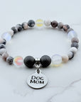 Dog Mom Companion Charm Bracelet Druzy