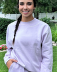 Just Pray - Lavender Christian Crewneck