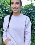 My Story is Not Over Lavender Crewneck