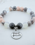 Friend for Life Classic Charm Bracelet Druzy