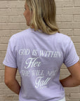 God is Within Her....Lavender T-Shirt