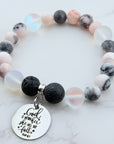 God Is Within Her She Will Not Fall Classic Charm Bracelet Lava