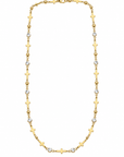 Walk in Faith Gold Cross & Rhinestone Necklace