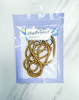 Gold Rhinestone Cord with a 'Blessed & Binged' label on a white background