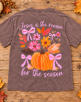 Jesus Is the Reason for the Season Vintage Fall Christian T-Shirt