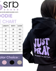 Just Pray - Black Christian Hoodie