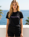 Trust in God Tee in Black