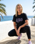 Praise the Lord Tee in Black