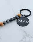 God is Greater than Your Highs and Lows Black Purse Charm