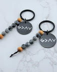 God is Greater than Your Highs and Lows Black Purse Charm