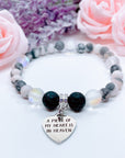 A Piece of my Heart is in Heaven Companion Charm Bracelet Lava