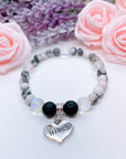 Niece Heart Companion Charm Bracelet Lava
